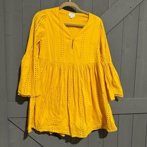 Mud Pie Mustard Yellow Dress Size Small